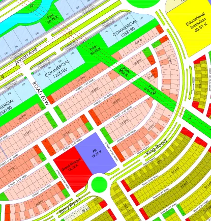 Margalla Enclave master plan, Lake East sector