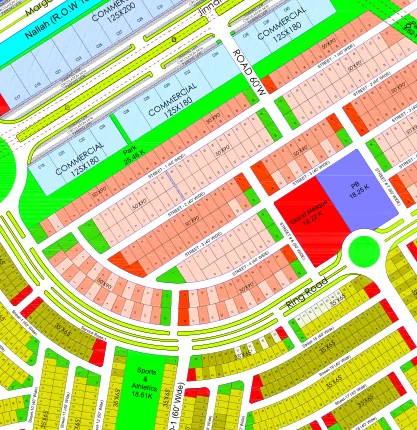 Margalla Enclave master plan, Lake West sector