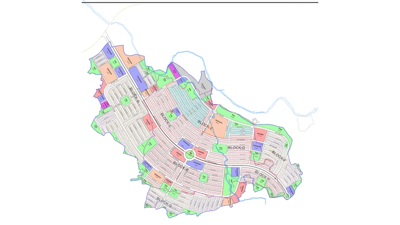 Margalla Orchard Map — the Official Approved Layout Plan, Digitised